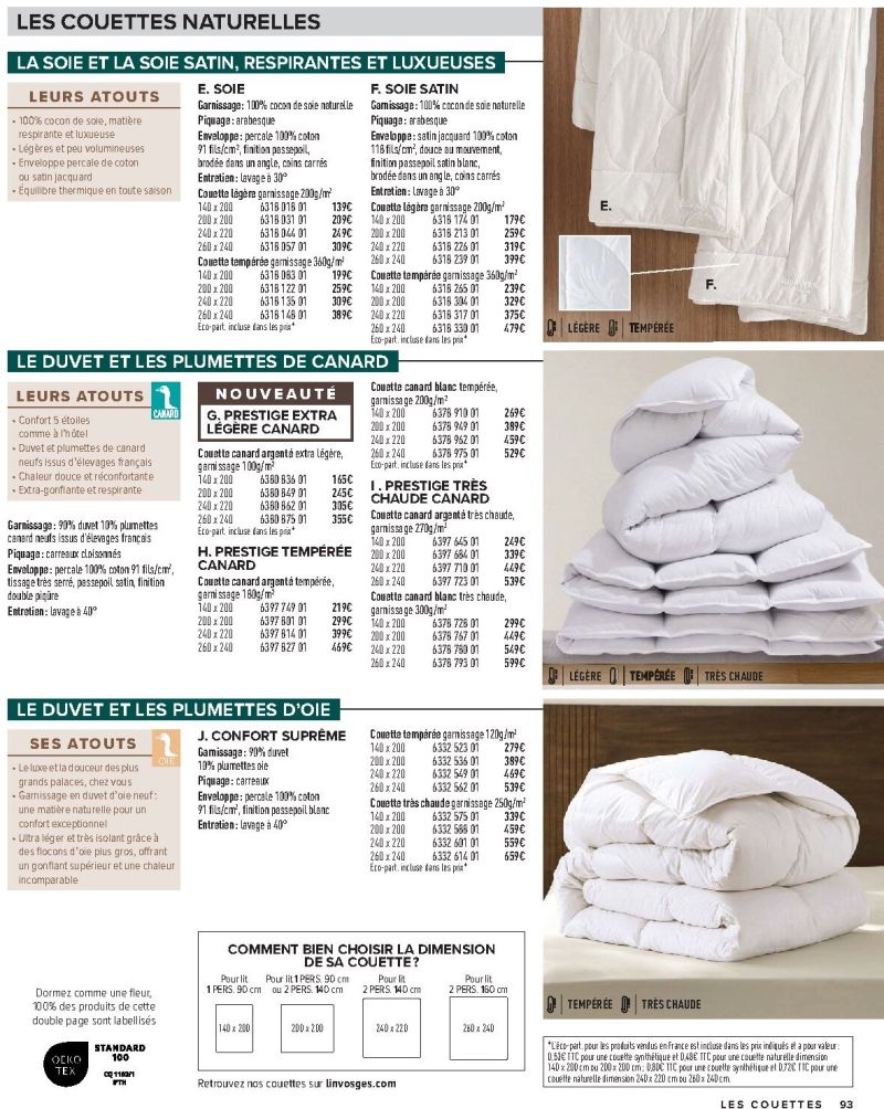 Linvosges catalogue du 23/09 au 13/10/2026 – page 93