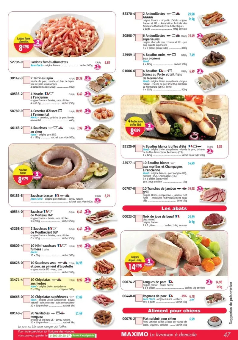 Maximo catalogue du 25/09 au 22/10/2026 – page 47