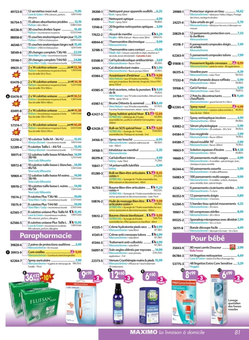 Maximo catalogue du 25/09 au 22/10/2026 – page 81