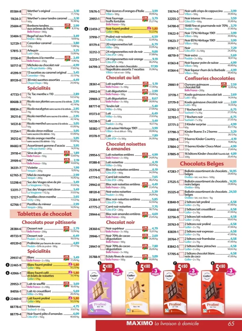 Maximo catalogue du 25/09 au 22/10/2026 – page 65