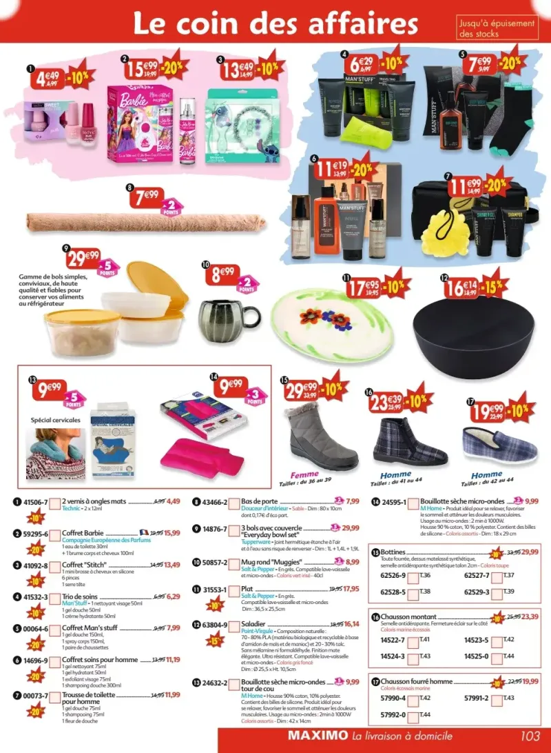 Maximo catalogue du 25/09 au 22/10/2026 – page 103