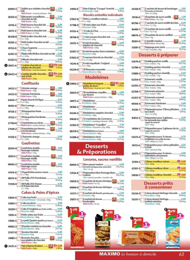 Maximo catalogue du 25/09 au 22/10/2026 – page 63