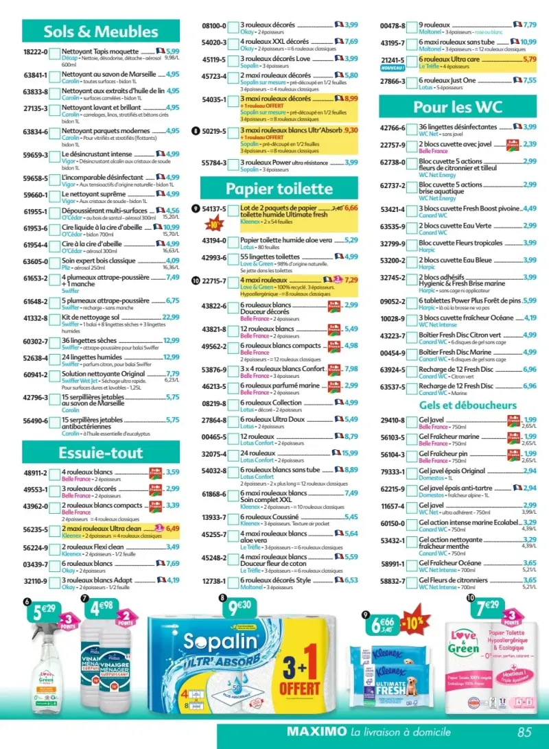 Maximo catalogue du 25/09 au 22/10/2026 – page 85