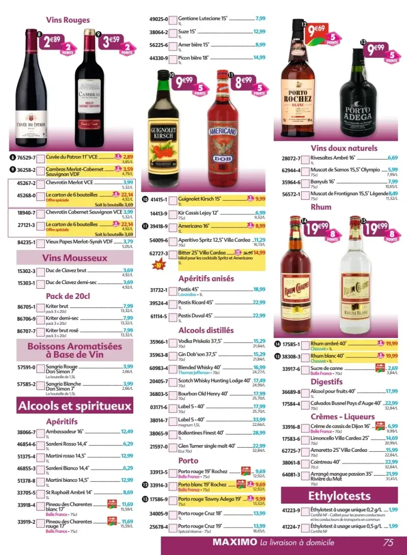 Maximo catalogue du 25/09 au 22/10/2026 – page 75