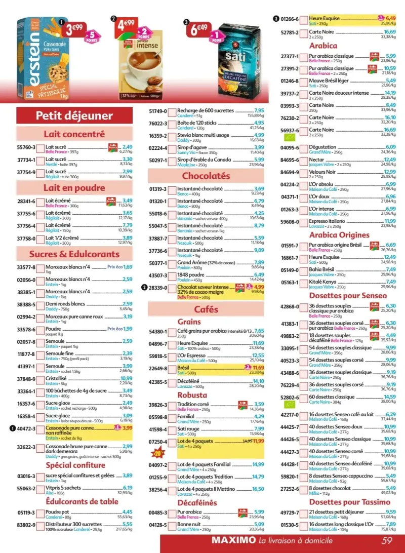 Maximo catalogue du 25/09 au 22/10/2026 – page 59