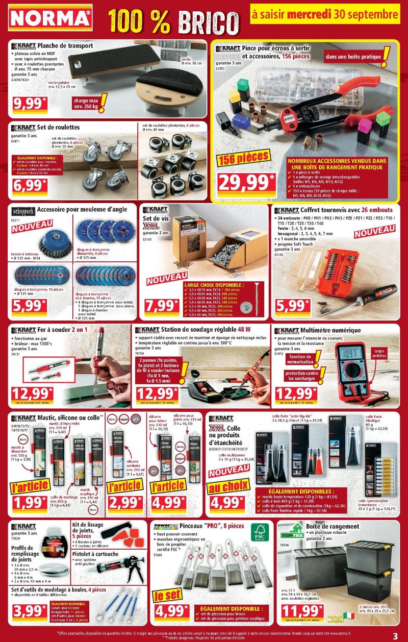 Norma catalogue du 30/09 au 06/10/2026 – page 3