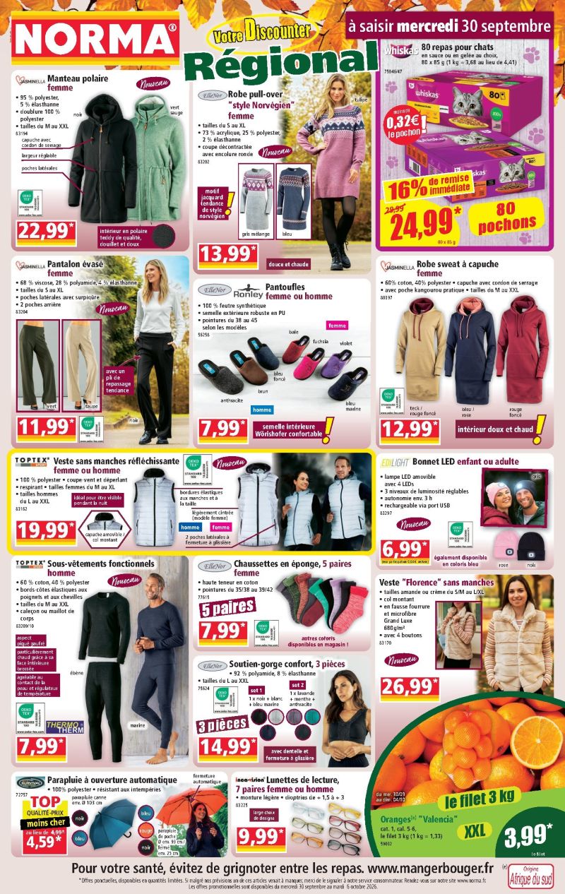 Norma catalogue du 30/09 au 06/10/2026 – page 1