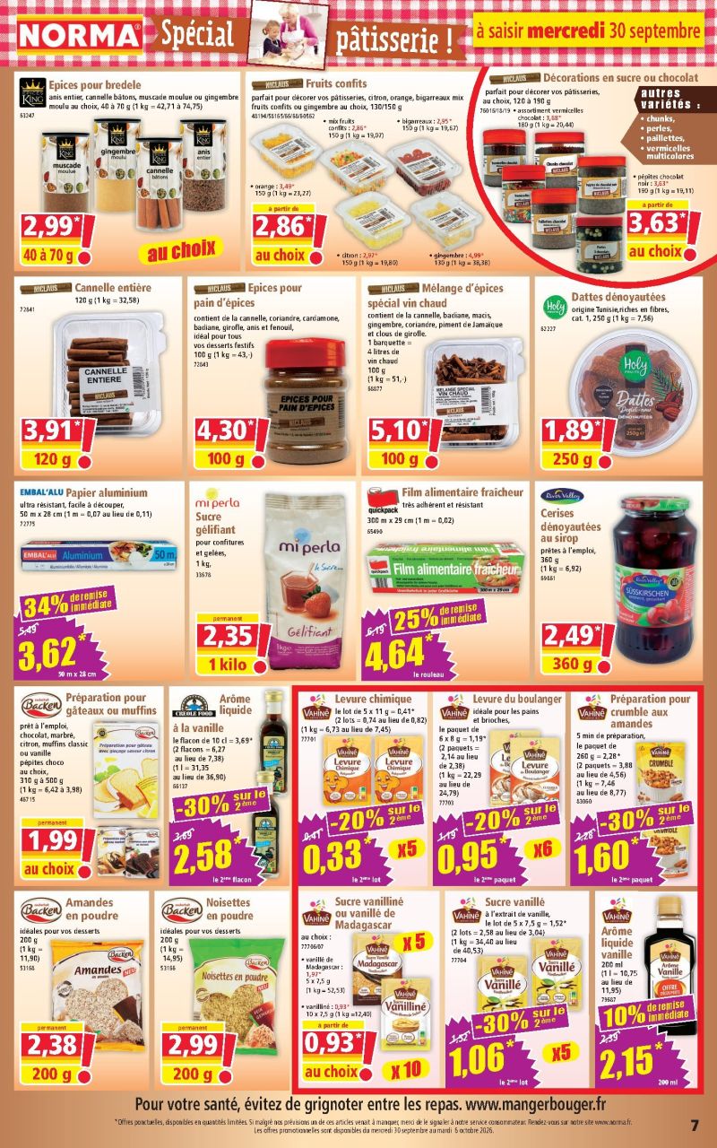 Norma catalogue du 30/09 au 06/10/2026 – page 7