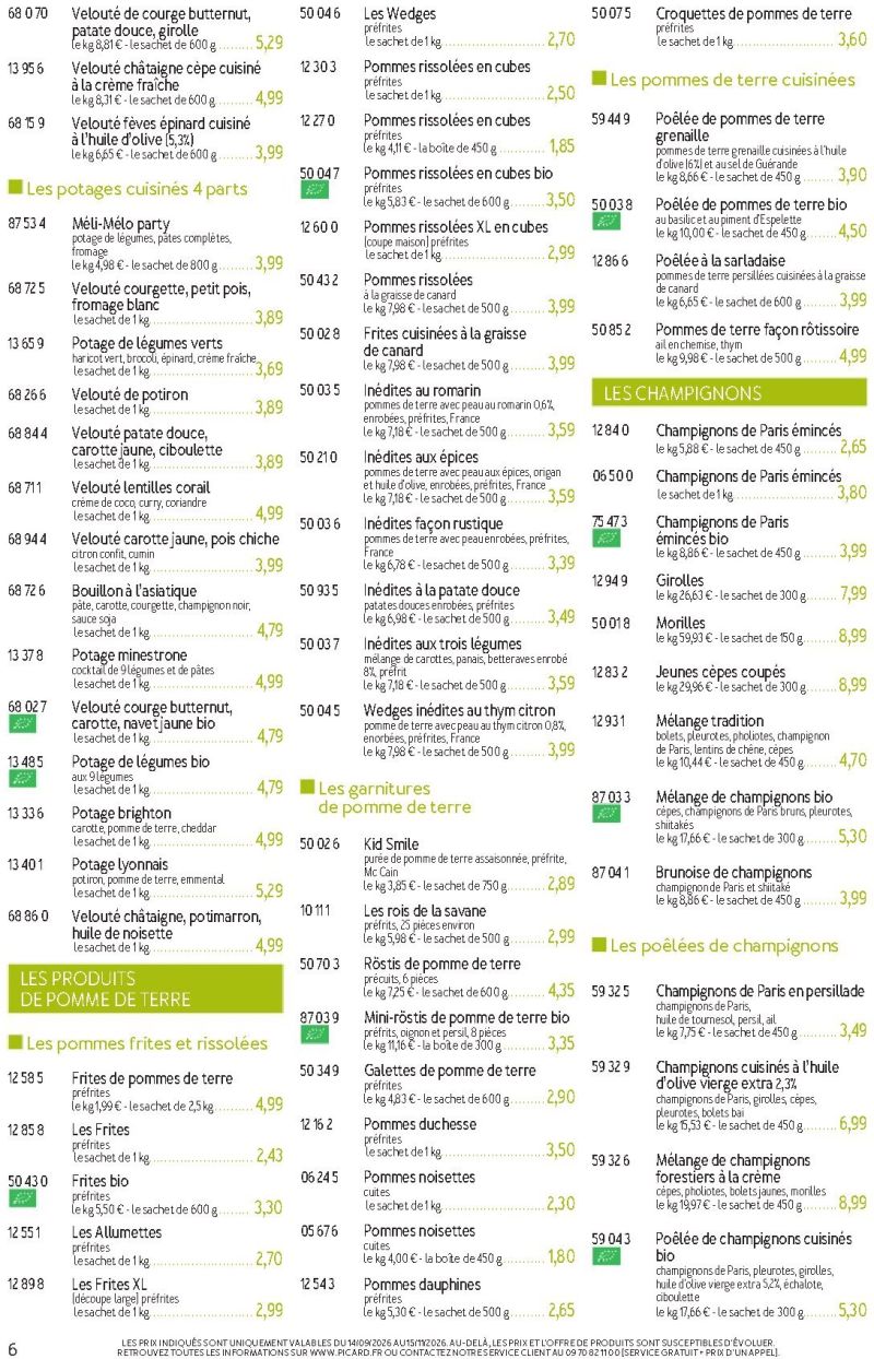 Picard catalogue du 13/09 au 15/11/2026 – page 6
