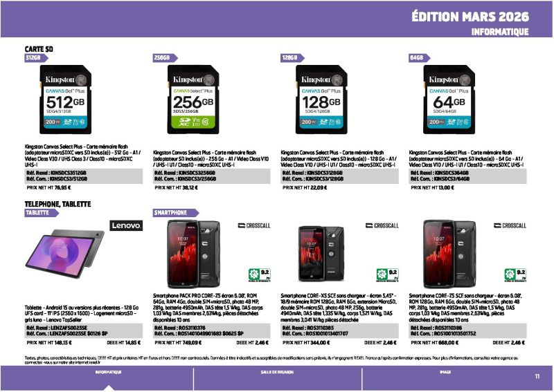 Rexel                                                     catalogue du 01/03 au 28/02/2027 – page 11