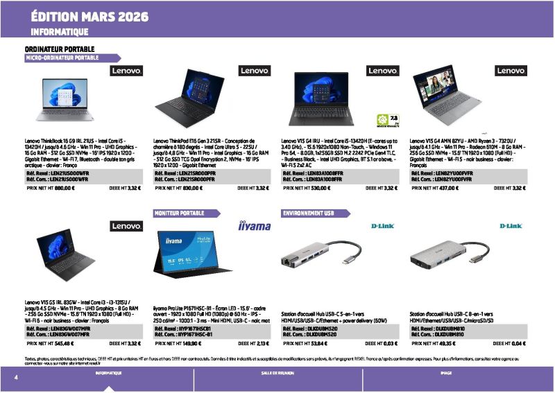 Rexel                                                     catalogue du 01/03 au 28/02/2027 – page 4