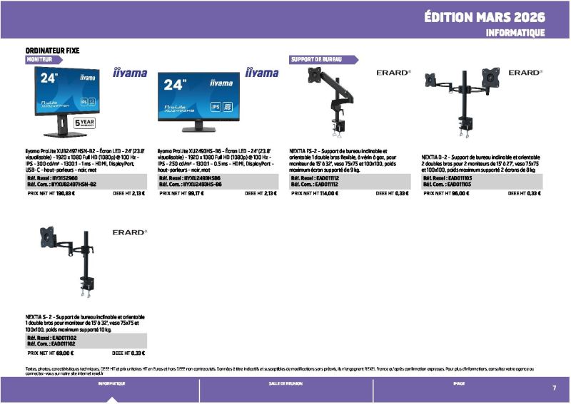 Rexel                                                     catalogue du 01/03 au 28/02/2027 – page 7