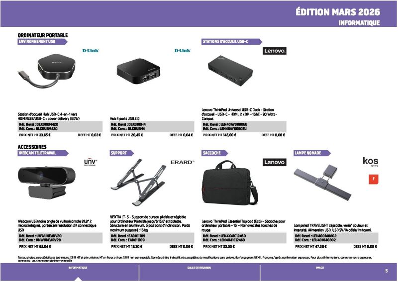 Rexel                                                     catalogue du 01/03 au 28/02/2027 – page 5