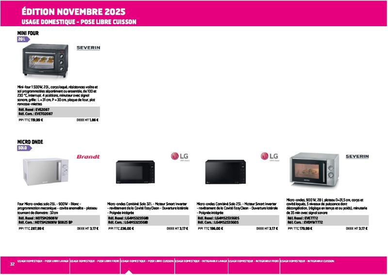 Rexel                                                     catalogue du 01/01 au 31/12/2026 – page 32