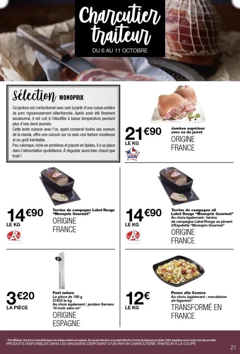 Monoprix catalogue du 06/10 au 18/10/2026 – page 21