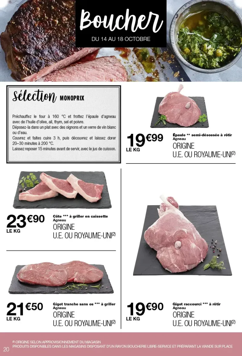Monoprix catalogue du 06/10 au 18/10/2026 – page 20