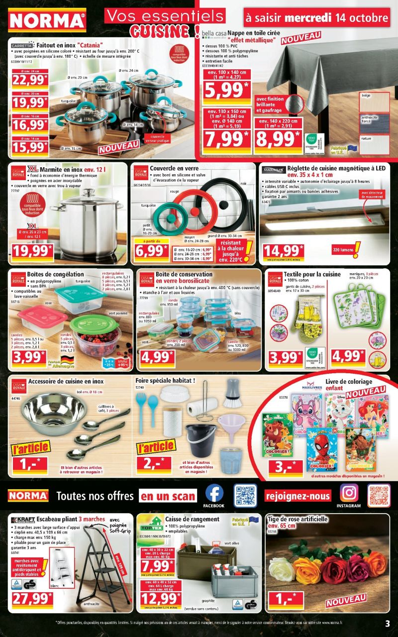 Norma catalogue du 14/10 au 20/10/2026 – page 3