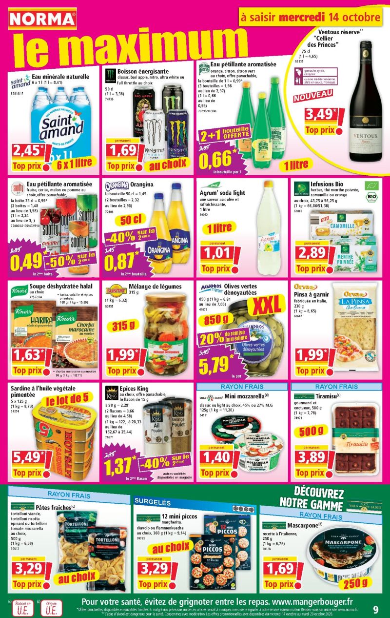 Norma catalogue du 14/10 au 20/10/2026 – page 9