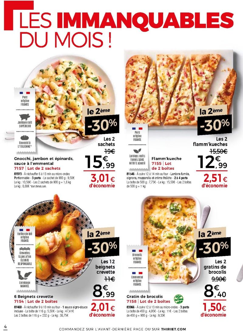 Thiriet catalogue du 30/09 au 22/10/2026 – page 4