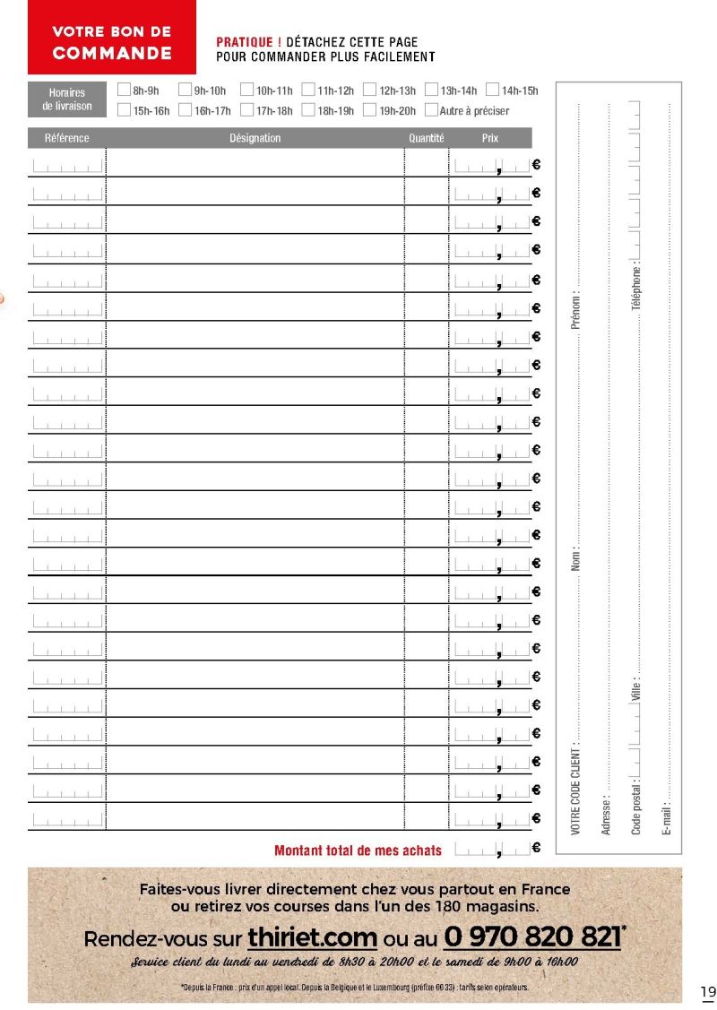 Thiriet catalogue du 30/09 au 22/10/2026 – page 19