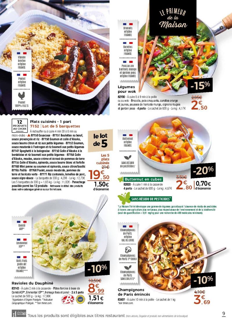 Thiriet catalogue du 30/09 au 22/10/2026 – page 9