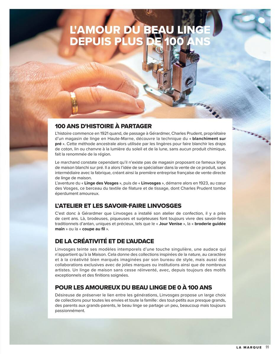 L'AMOUR DU BEAU LINGE - Page 101