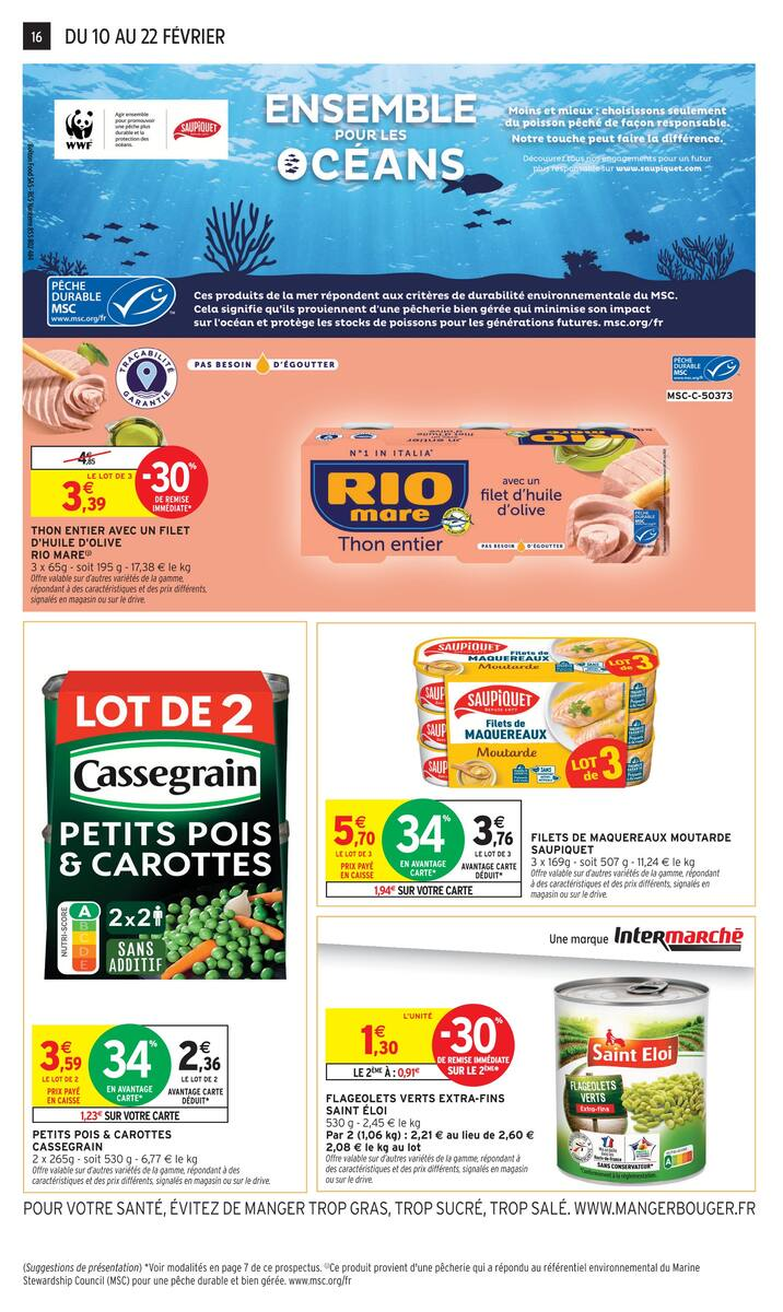 JUSQU'À 20€ OFFERTS EN BONS D'ACHAT SUR LE RAYON SURGELÉS - Page 16