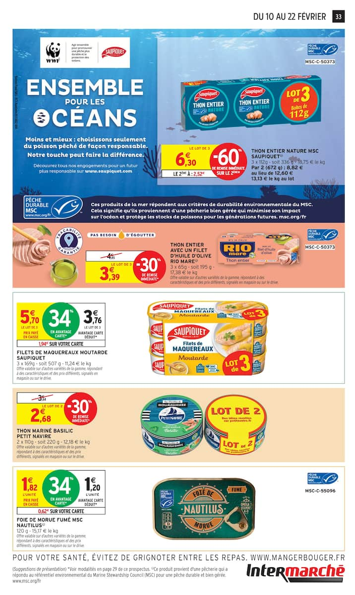 JUSQU'À 20€ OFFERTS EN BONS D'ACHAT SUR LE RAYON SURGELÉS - Page 33