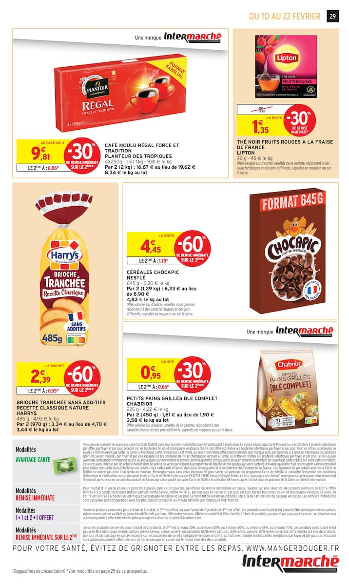 JUSQU'À 20€ OFFERTS EN BONS D'ACHAT SUR LE RAYON SURGELÉS - Page 29