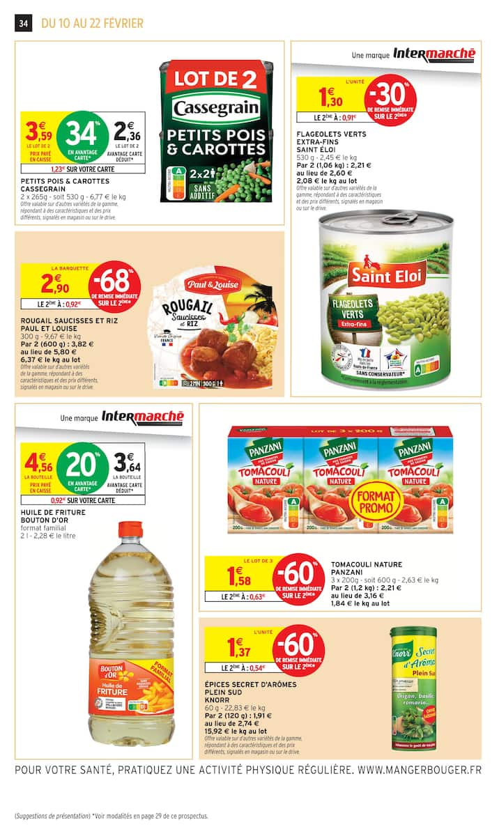 JUSQU'À 20€ OFFERTS EN BONS D'ACHAT SUR LE RAYON SURGELÉS - Page 34