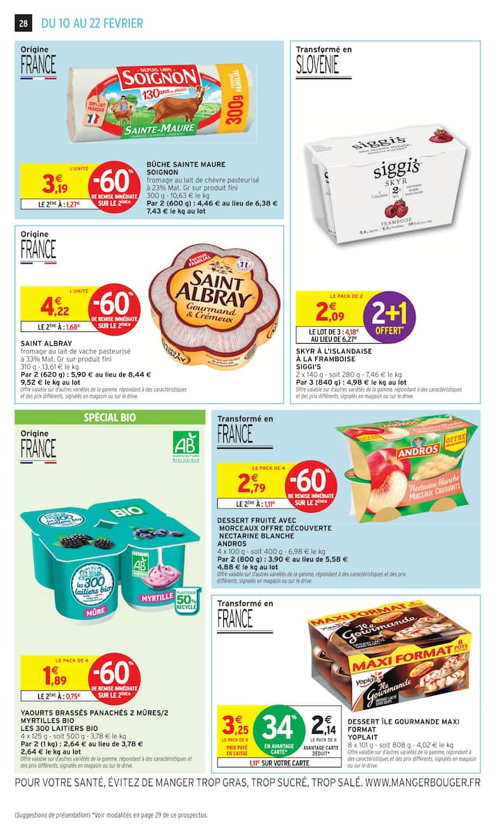 JUSQU'À 20€ OFFERTS EN BONS D'ACHAT SUR LE RAYON SURGELÉS - Page 28