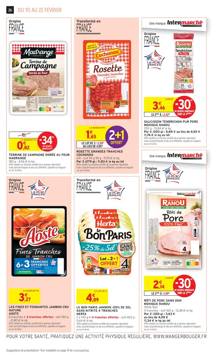 JUSQU'À 20€ OFFERTS EN BONS D'ACHAT SUR LE RAYON SURGELÉS - Page 26