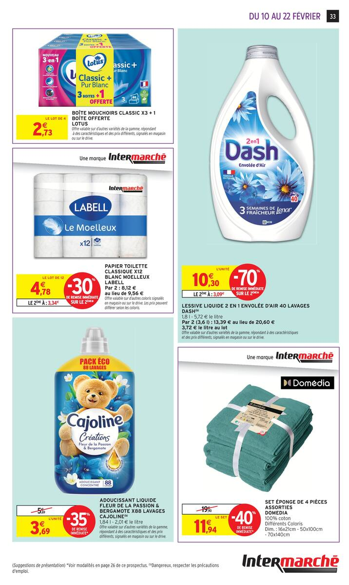 JUSQU'À 20€ OFFERTS EN BONS D'ACHAT SUR LE RAYON SURGELÉS - Page 33