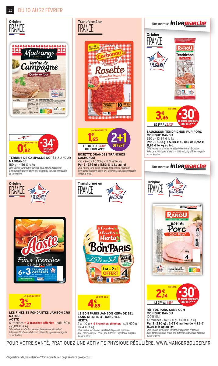 JUSQU'À 20€ OFFERTS EN BONS D'ACHAT SUR LE RAYON SURGELÉS - Page 22