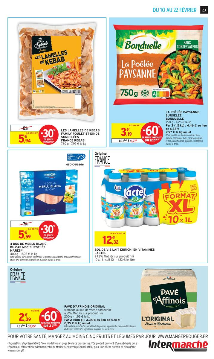 JUSQU'À 20€ OFFERTS EN BONS D'ACHAT SUR LE RAYON SURGELÉS - Page 23