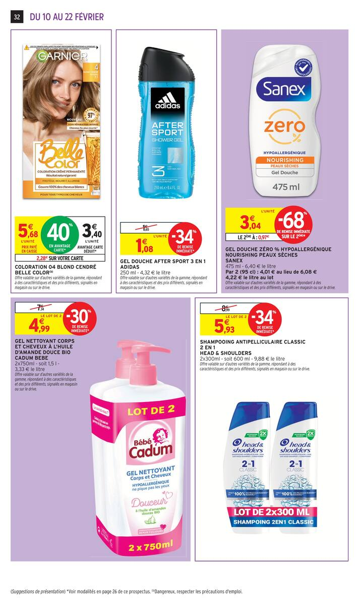 JUSQU'À 20€ OFFERTS EN BONS D'ACHAT SUR LE RAYON SURGELÉS - Page 32