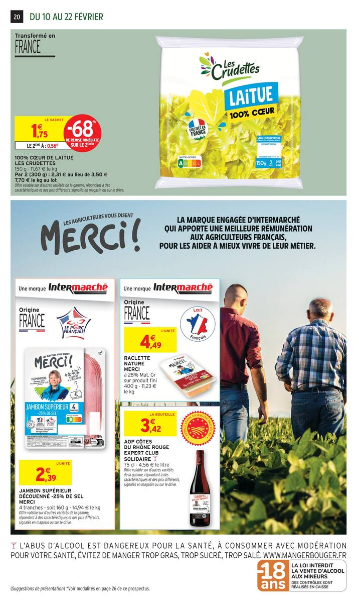 JUSQU'À 20€ OFFERTS EN BONS D'ACHAT SUR LE RAYON SURGELÉS - Page 20