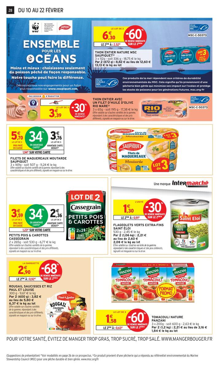 JUSQU'À 20€ OFFERTS EN BONS D'ACHAT SUR LE RAYON SURGELÉS - Page 28