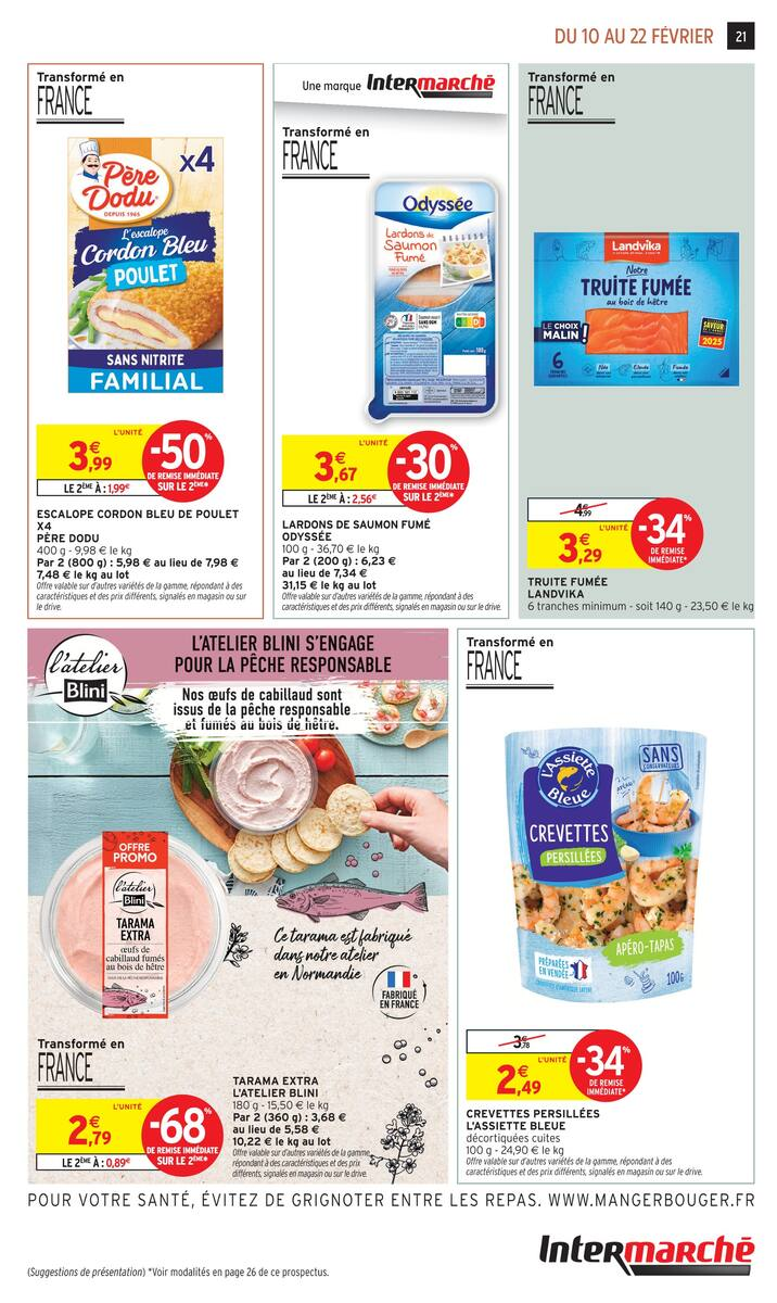 JUSQU'À 20€ OFFERTS EN BONS D'ACHAT SUR LE RAYON SURGELÉS - Page 21