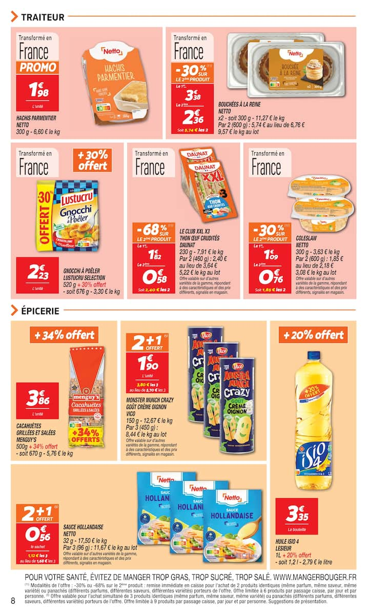 LE 2ÈME PRODUIT À -60% SUR UNE SÉLECTION DE PRODUITS LAITIERS - Page 8