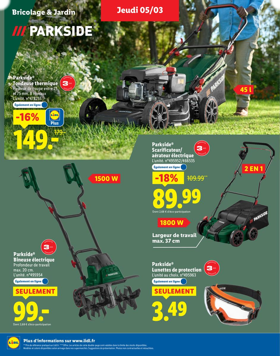 Plus de 400 produits Parkside - Page 12