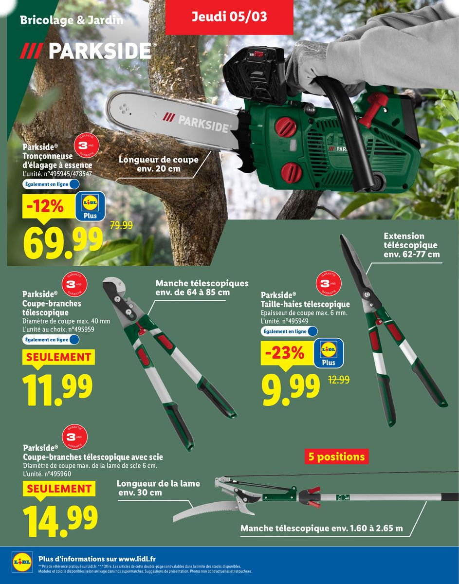 Plus de 400 produits Parkside - Page 10