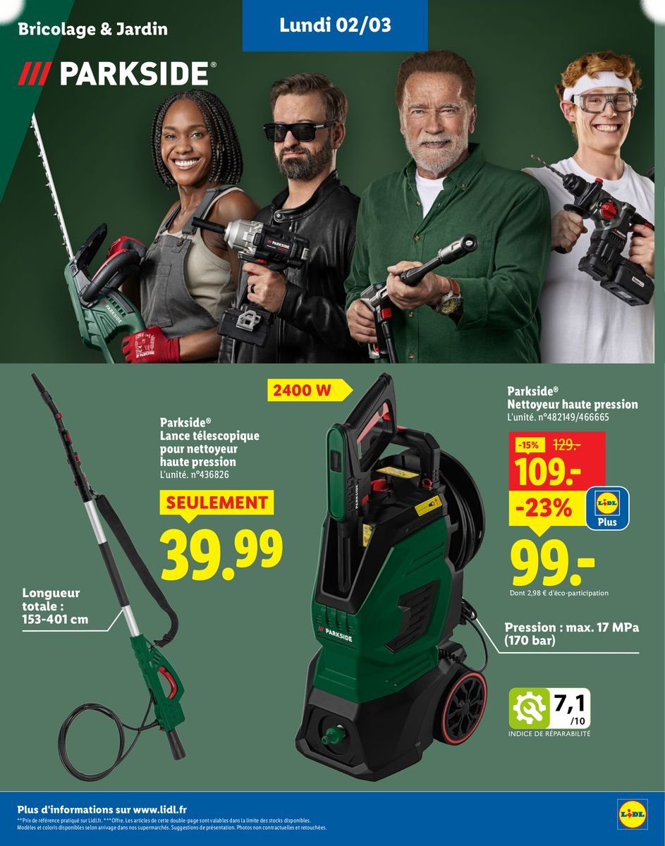 Plus de 400 produits Parkside - Page 5