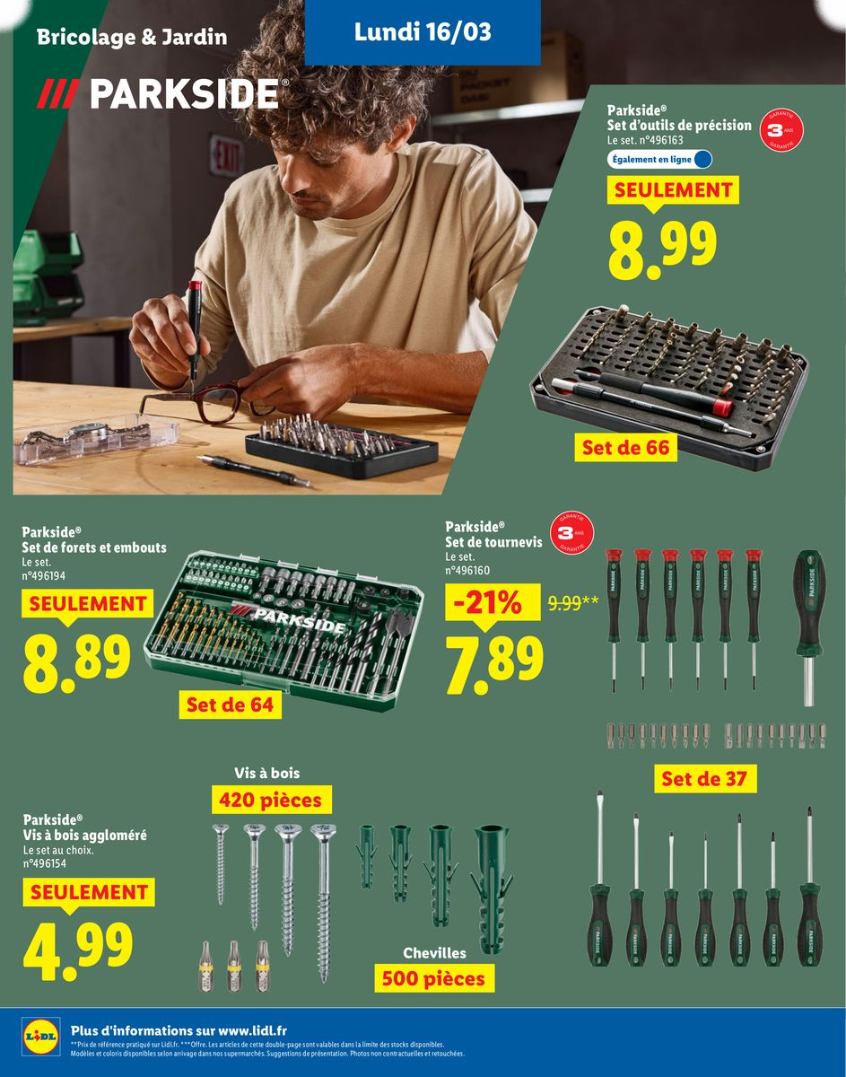 Plus de 400 produits Parkside - Page 22