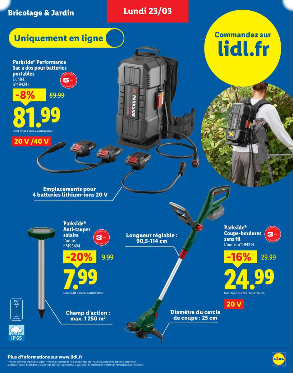 Plus de 400 produits Parkside - Page 35