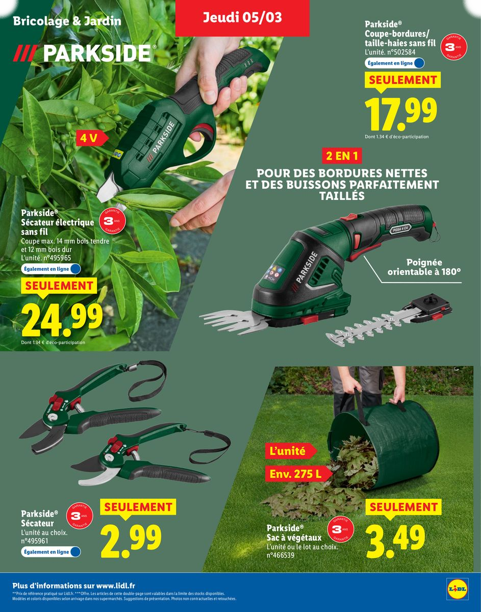 Plus de 400 produits Parkside - Page 11