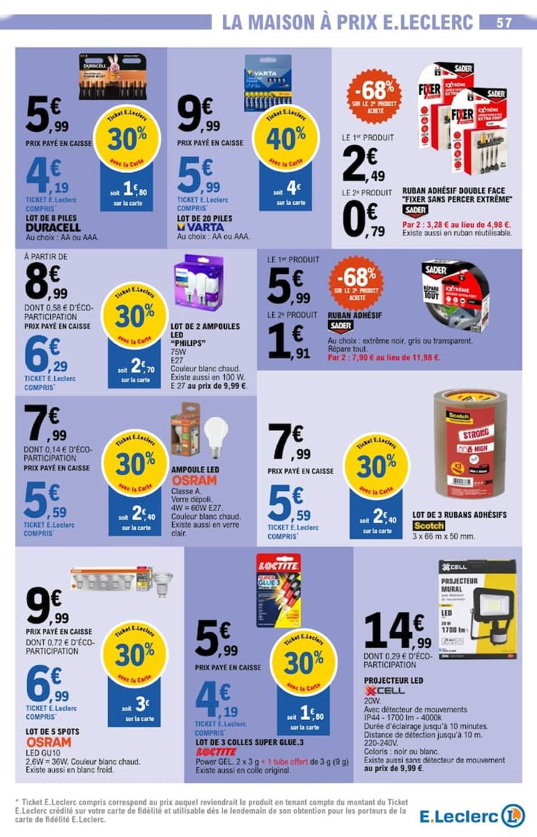 Tout est bon à prix E.Leclerc - Page 57