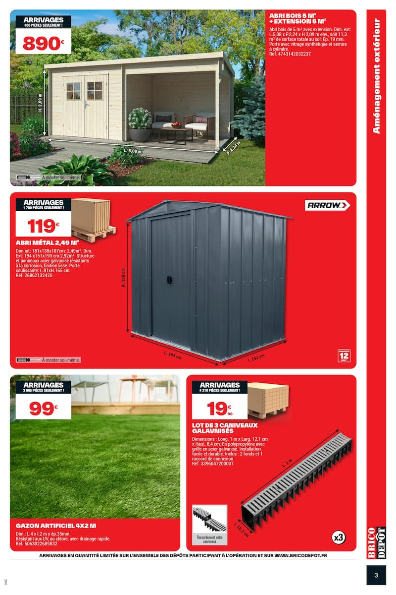 PRIX DÉPÔT SPÉCIAL EXTÉRIEUR - Page 3