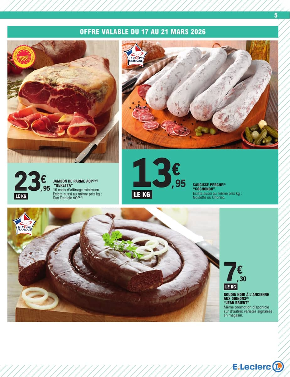 TOUT CE QUI COMPTE POUR VOUS EXISTE À PRIX E.LECLERC - Page 5