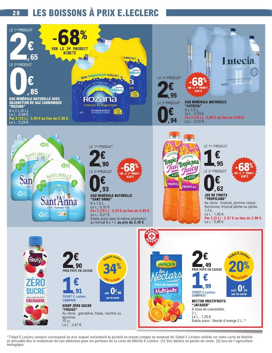 TOUT CE QUI COMPTE POUR VOUS EXISTE À PRIX E.LECLERC - Page 28